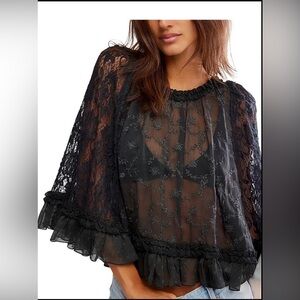 Free People Carly Cape Top (Preloved) MSRP $148